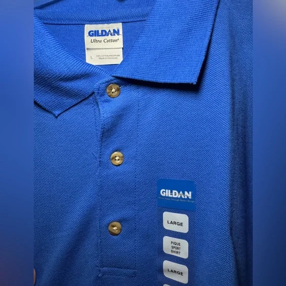 NWT Lot of Men’s Short Sleeve Polo Shirts Size Large Blue, Red, Grey, Beige - Picture 13 of 13